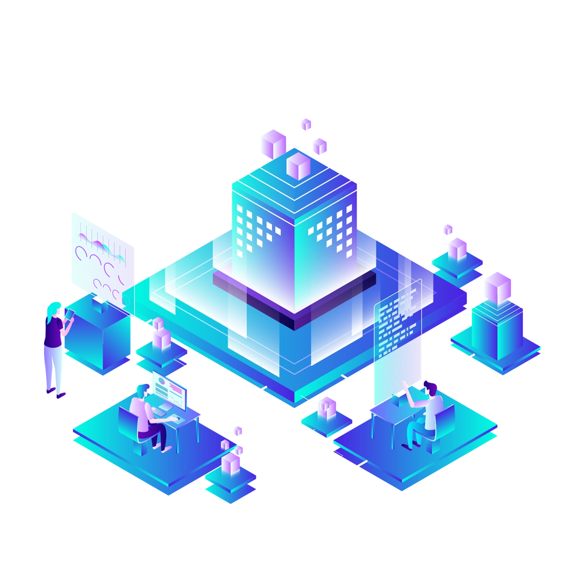 Transperant Technology Image